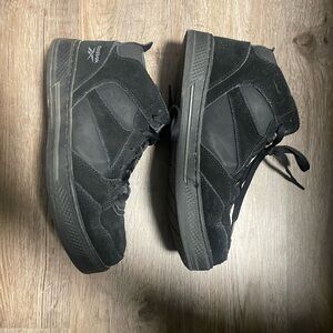 Reebok Men's Black Suede Sneakers slip resistant